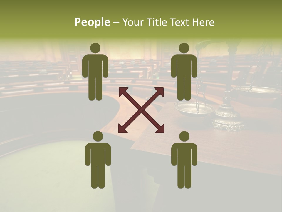 Court Authority Concept PowerPoint Template