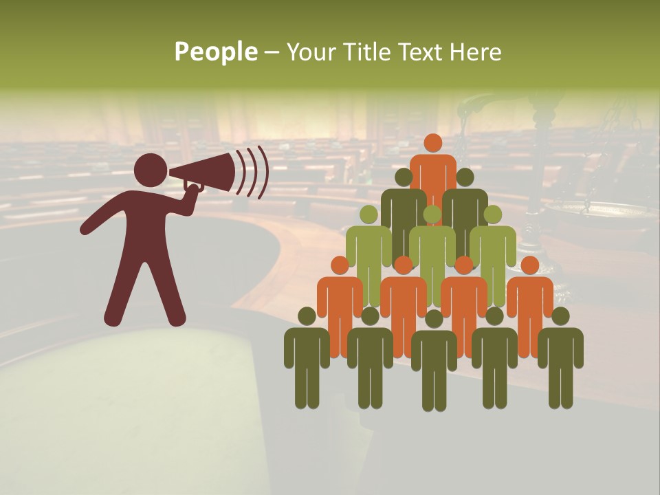 Court Authority Concept PowerPoint Template