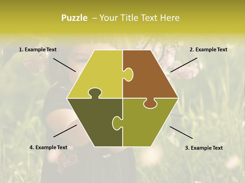 Cute Pink Little PowerPoint Template