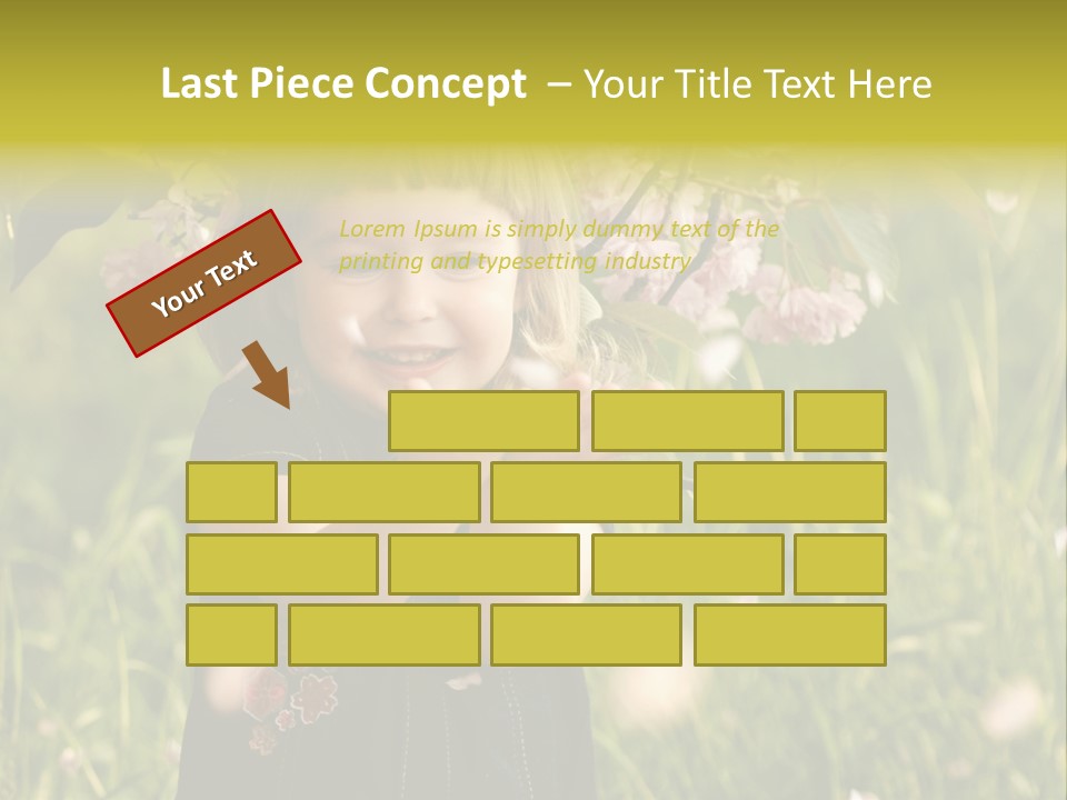 Cute Pink Little PowerPoint Template