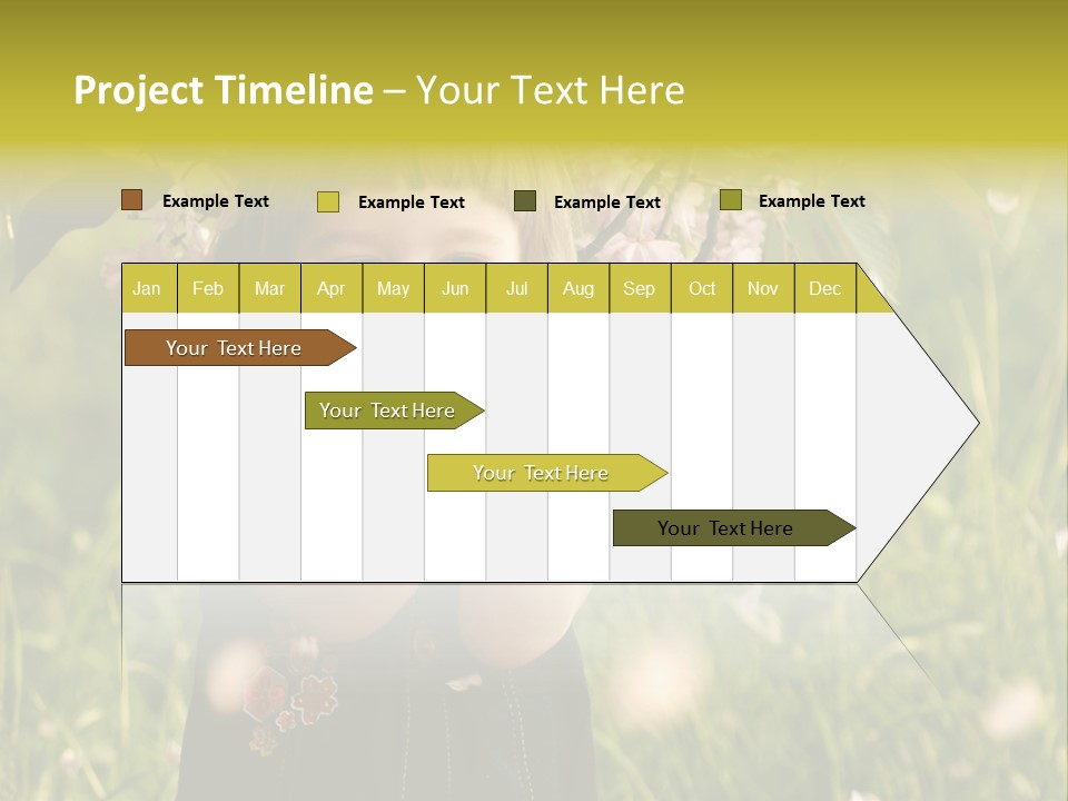 Cute Pink Little PowerPoint Template