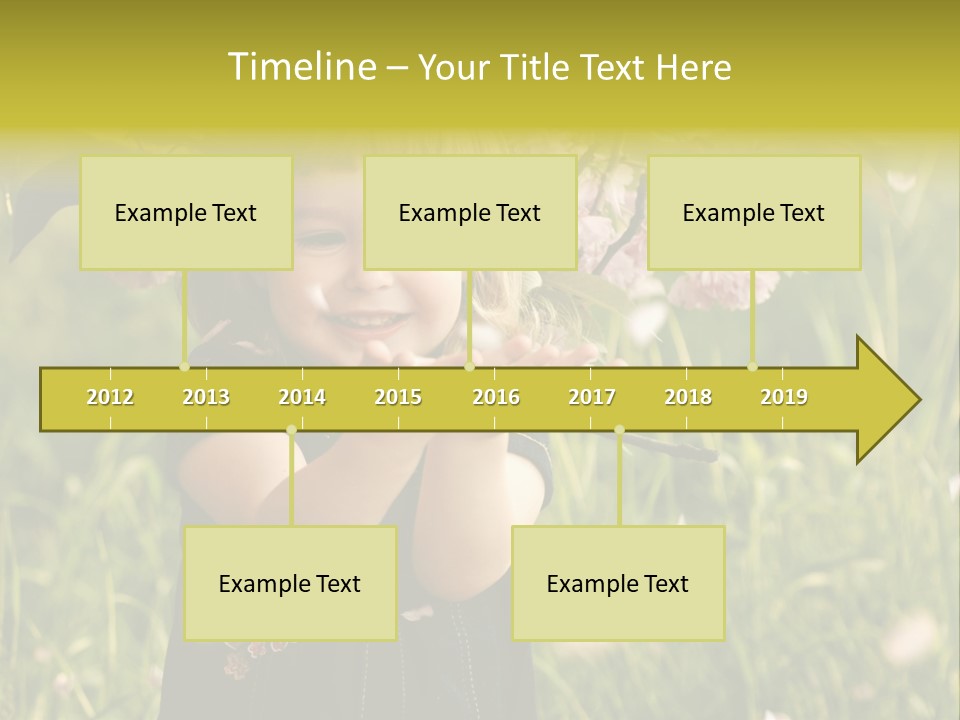 Cute Pink Little PowerPoint Template