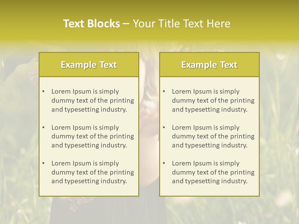 Cute Pink Little PowerPoint Template