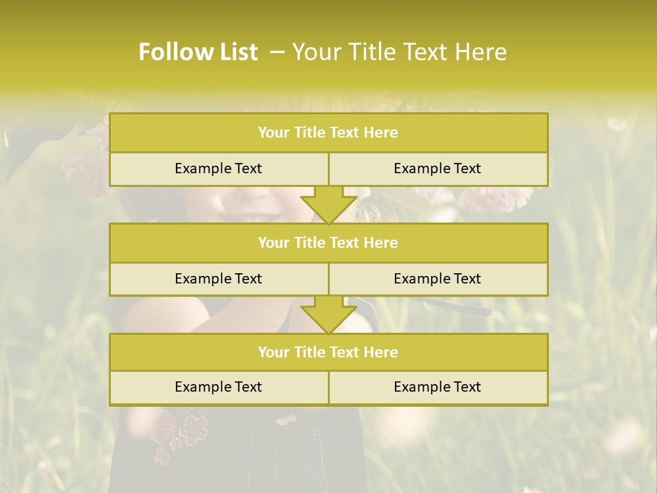 Cute Pink Little PowerPoint Template