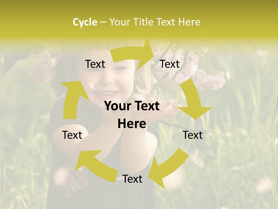 Cute Pink Little PowerPoint Template