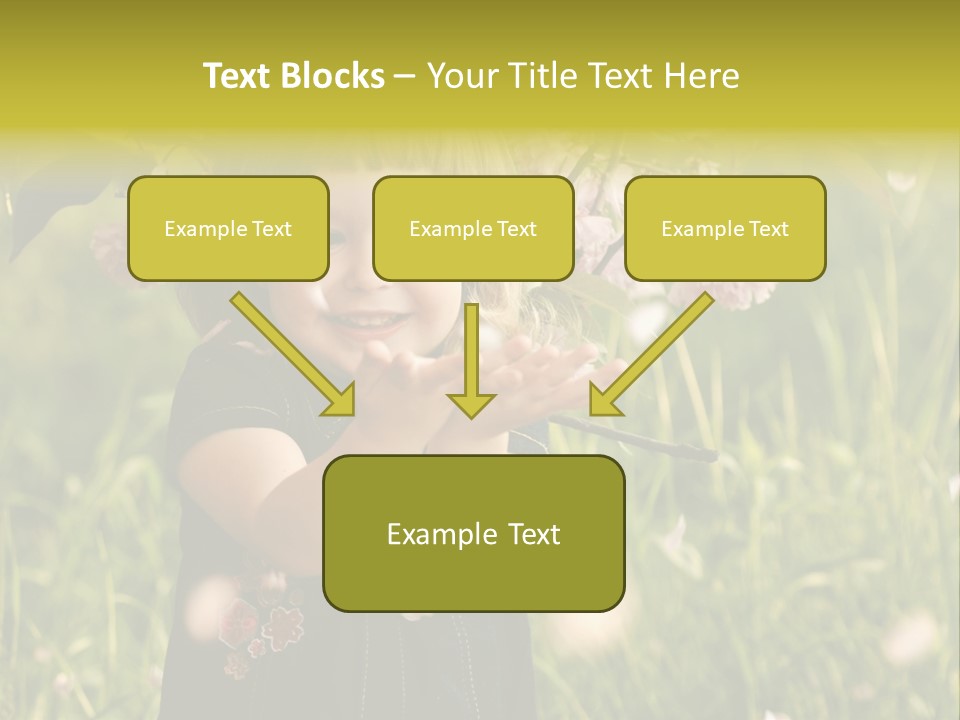 Cute Pink Little PowerPoint Template