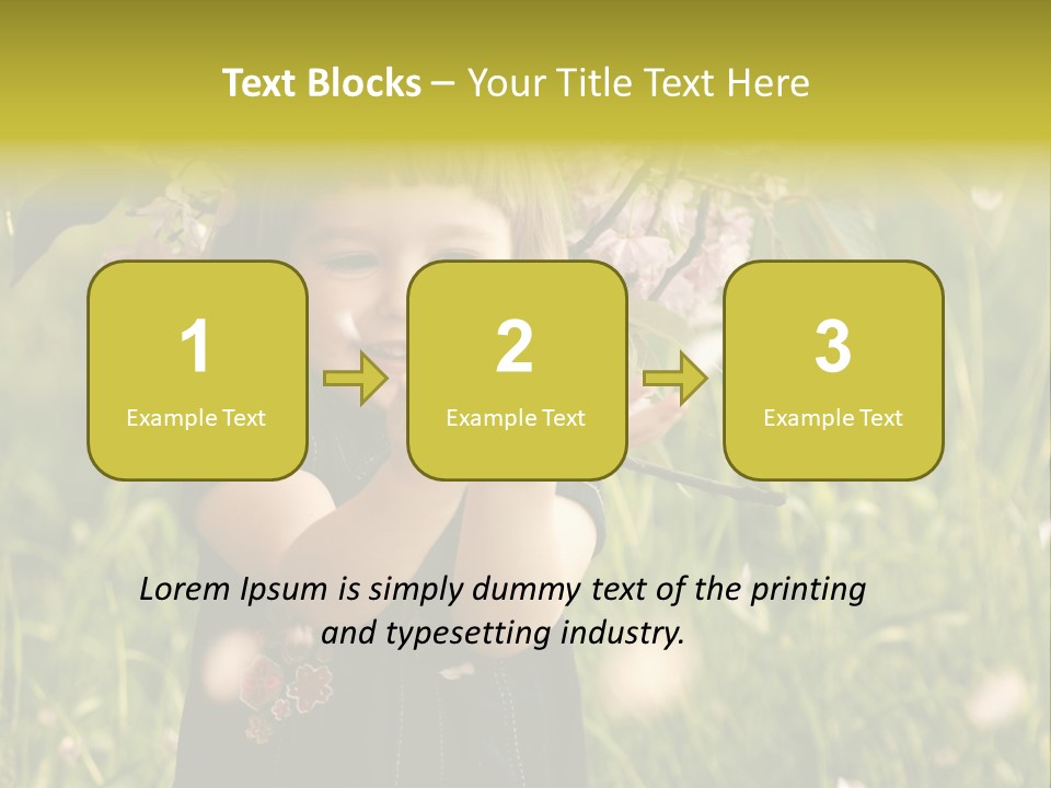 Cute Pink Little PowerPoint Template