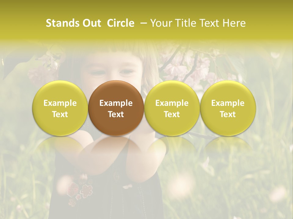 Cute Pink Little PowerPoint Template