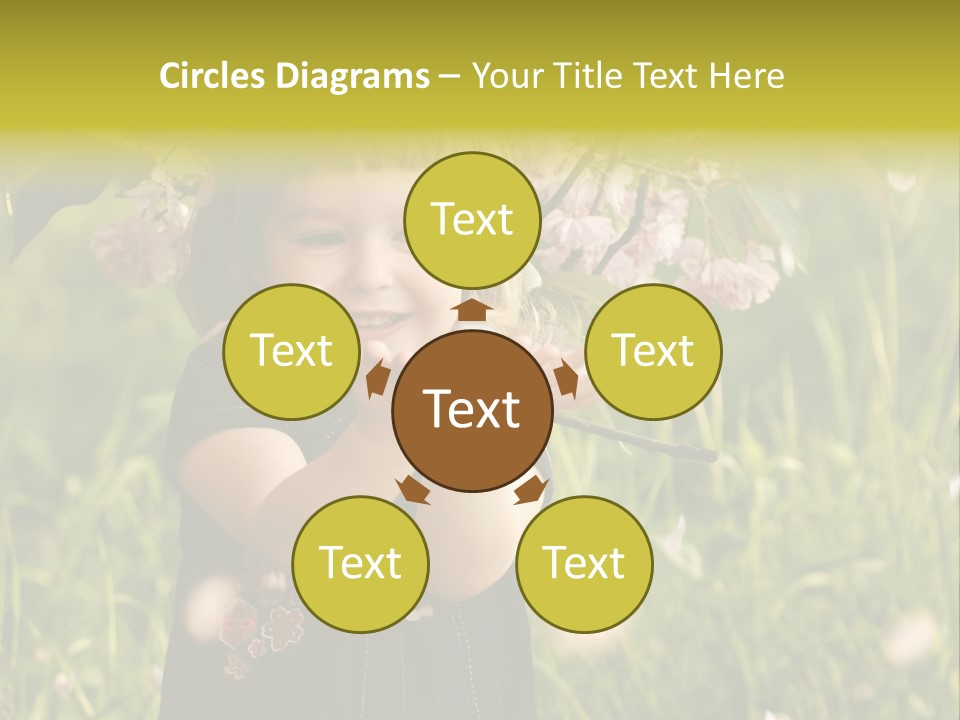 Cute Pink Little PowerPoint Template