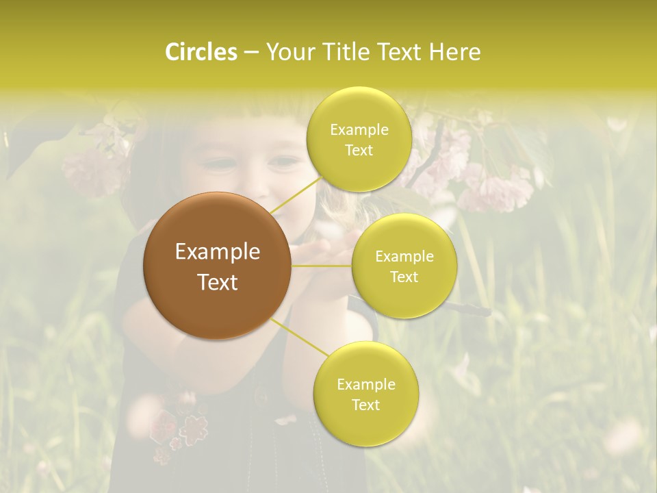 Cute Pink Little PowerPoint Template