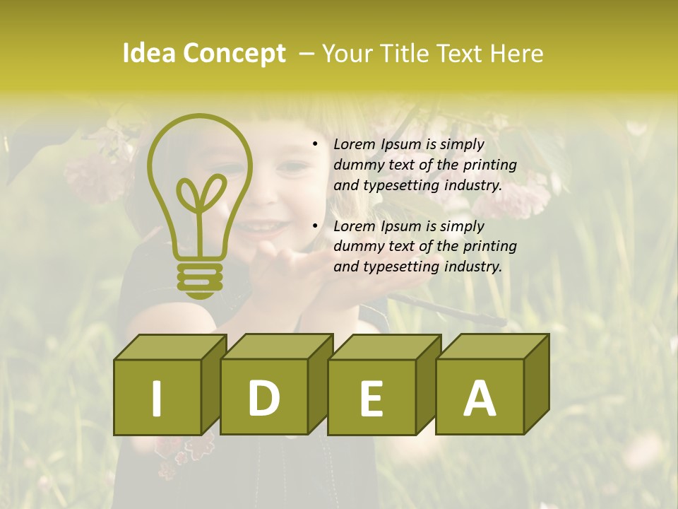 Cute Pink Little PowerPoint Template