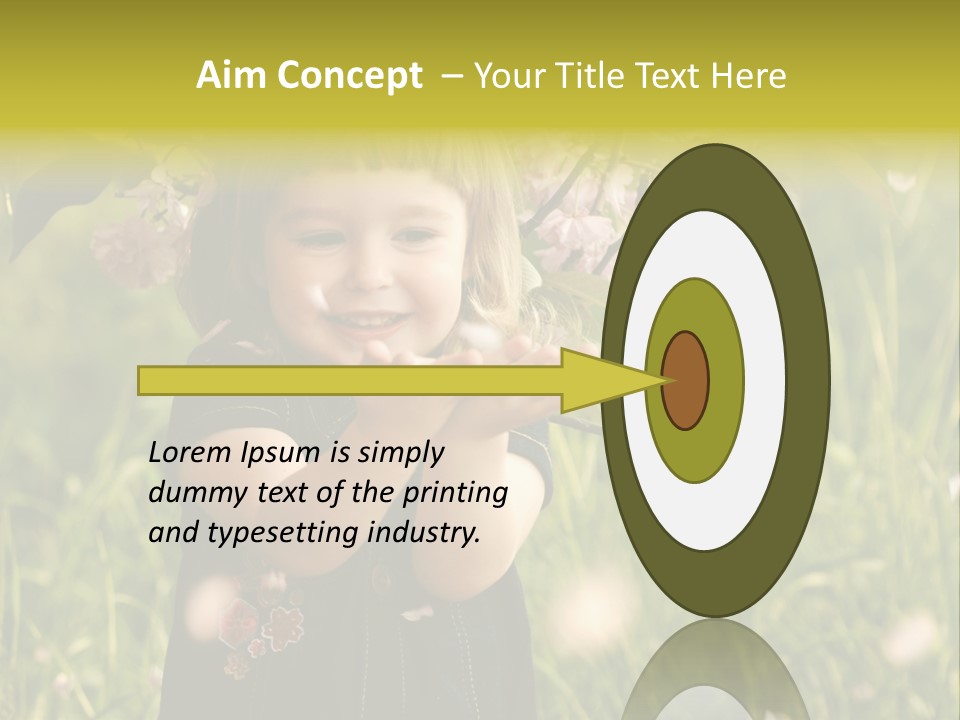 Cute Pink Little PowerPoint Template