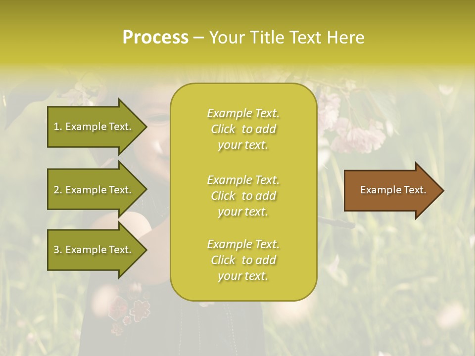 Cute Pink Little PowerPoint Template