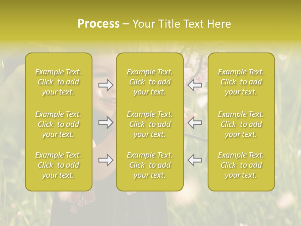 Cute Pink Little PowerPoint Template