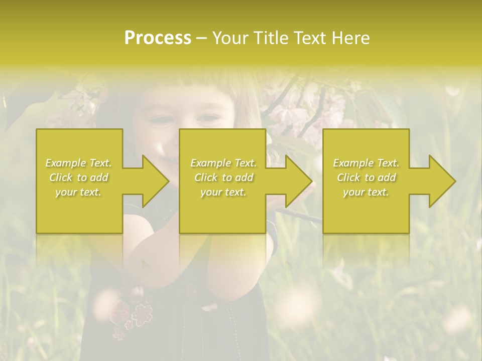 Cute Pink Little PowerPoint Template