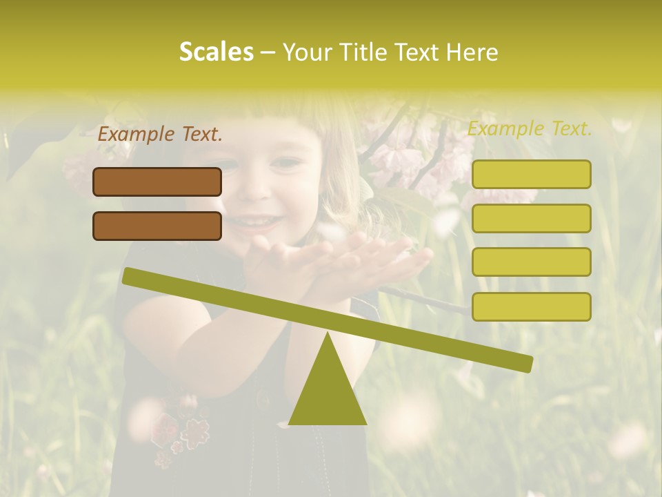 Cute Pink Little PowerPoint Template