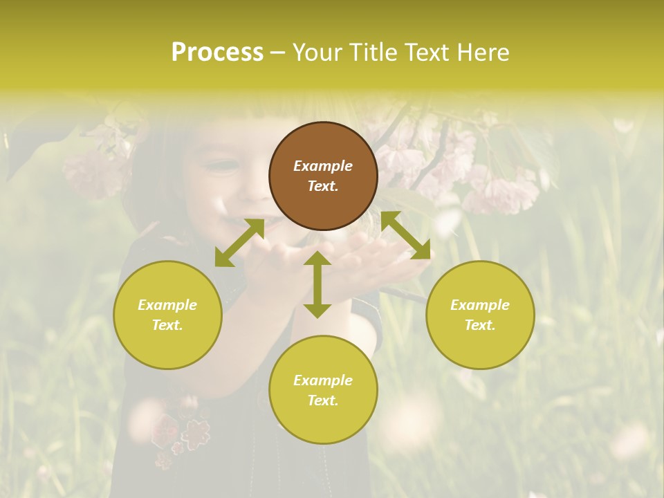 Cute Pink Little PowerPoint Template