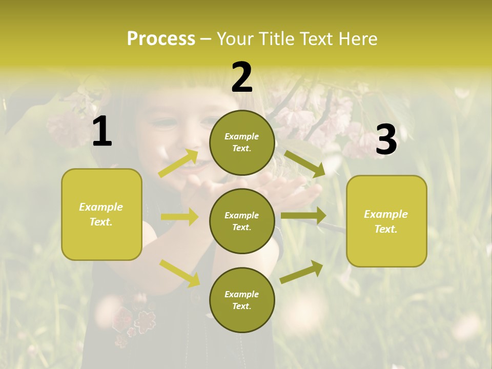 Cute Pink Little PowerPoint Template