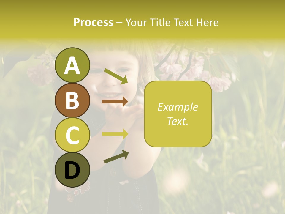 Cute Pink Little PowerPoint Template