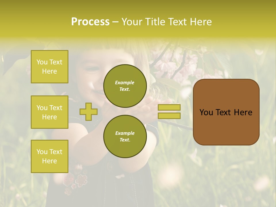 Cute Pink Little PowerPoint Template
