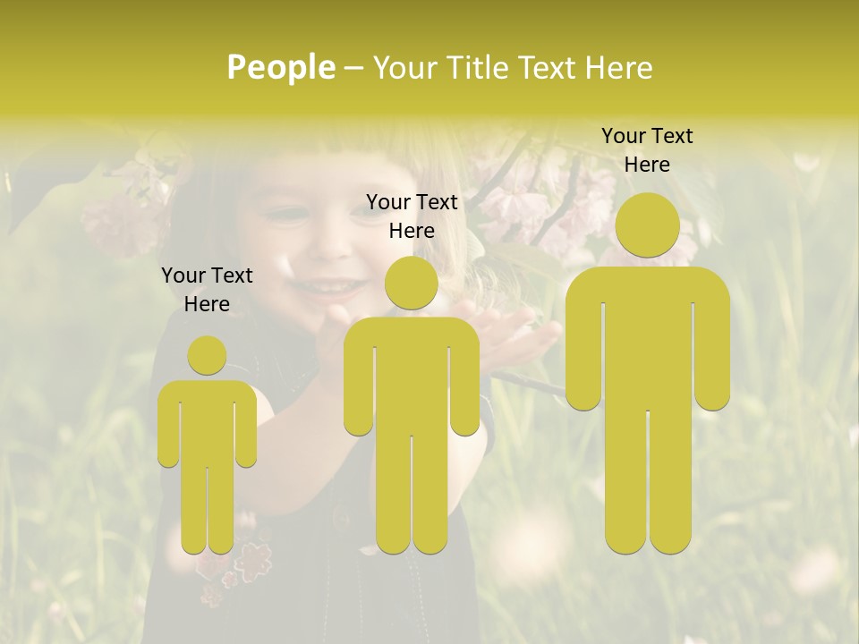 Cute Pink Little PowerPoint Template