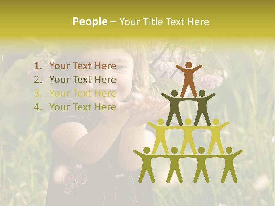 Cute Pink Little PowerPoint Template