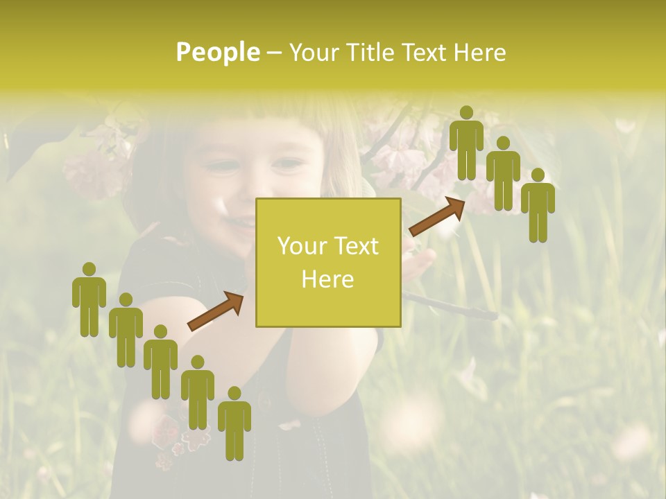 Cute Pink Little PowerPoint Template