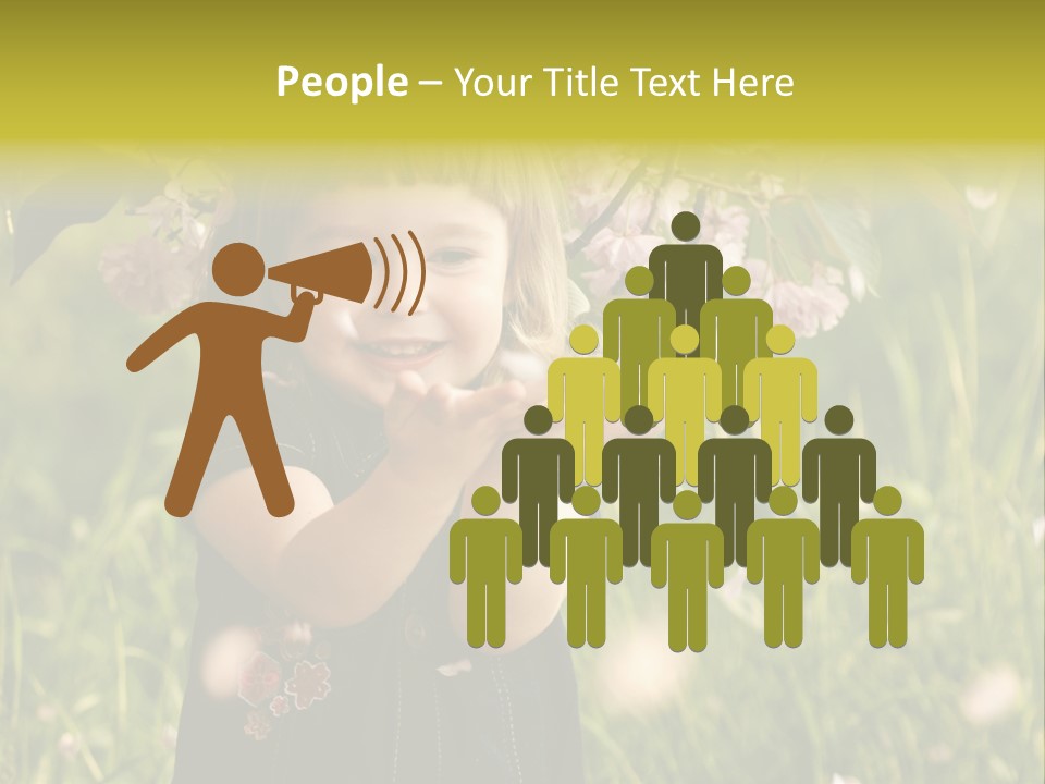 Cute Pink Little PowerPoint Template