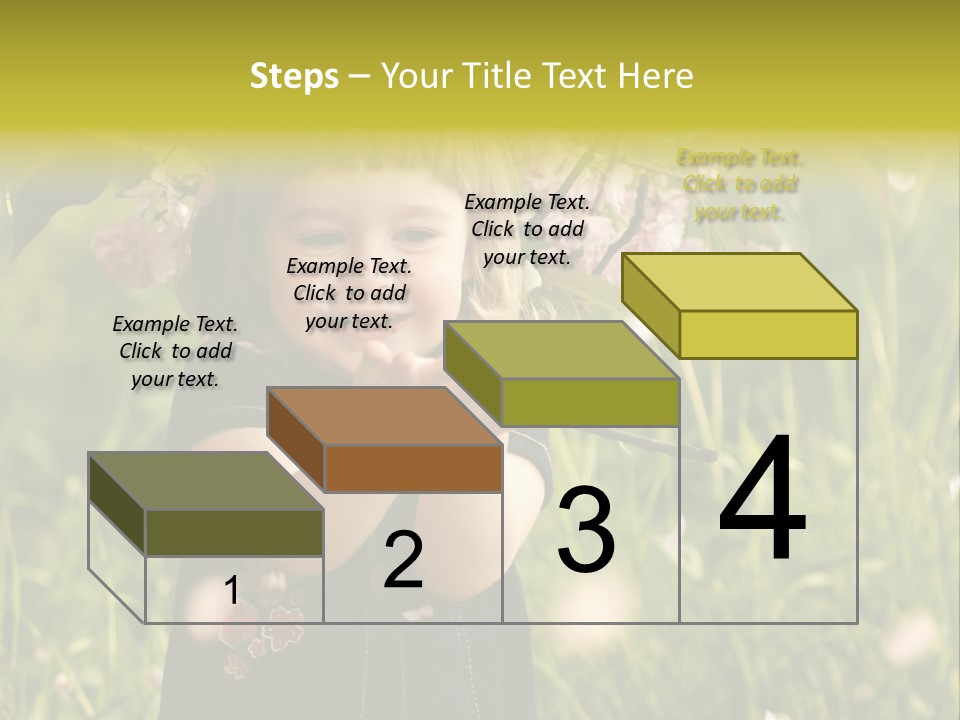 Cute Pink Little PowerPoint Template