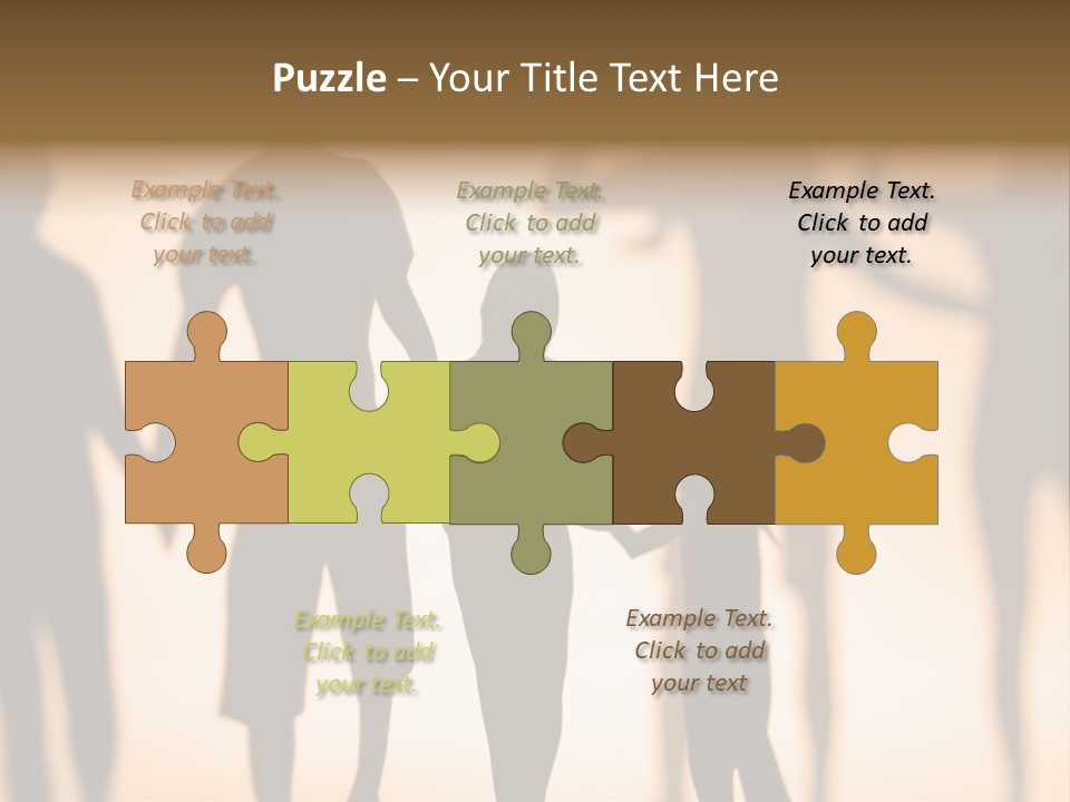 Network People Connected PowerPoint Template