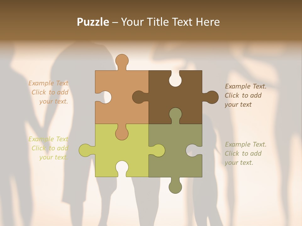Network People Connected PowerPoint Template
