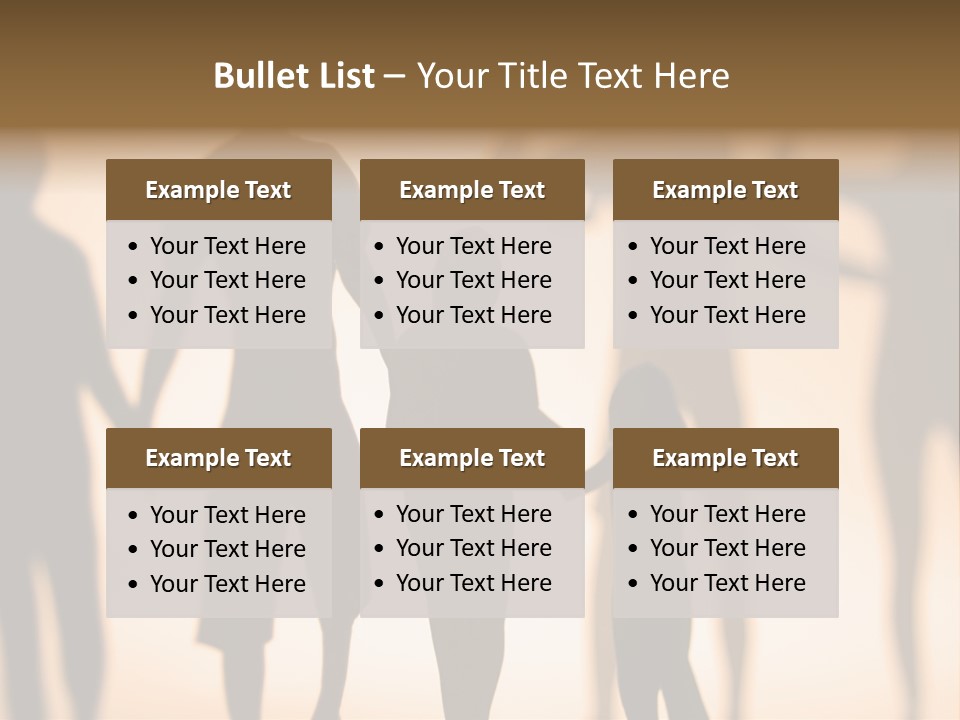 Network People Connected PowerPoint Template