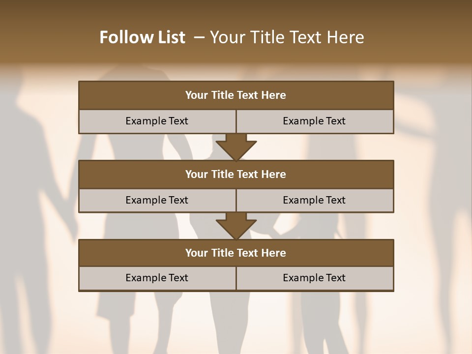 Network People Connected PowerPoint Template
