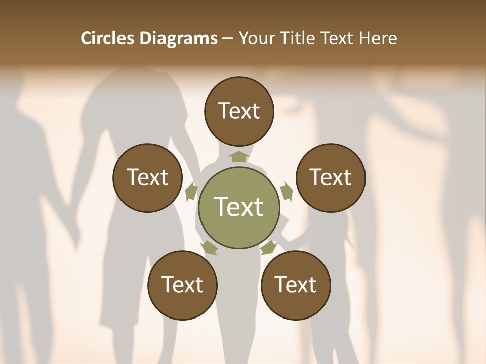 Network People Connected PowerPoint Template
