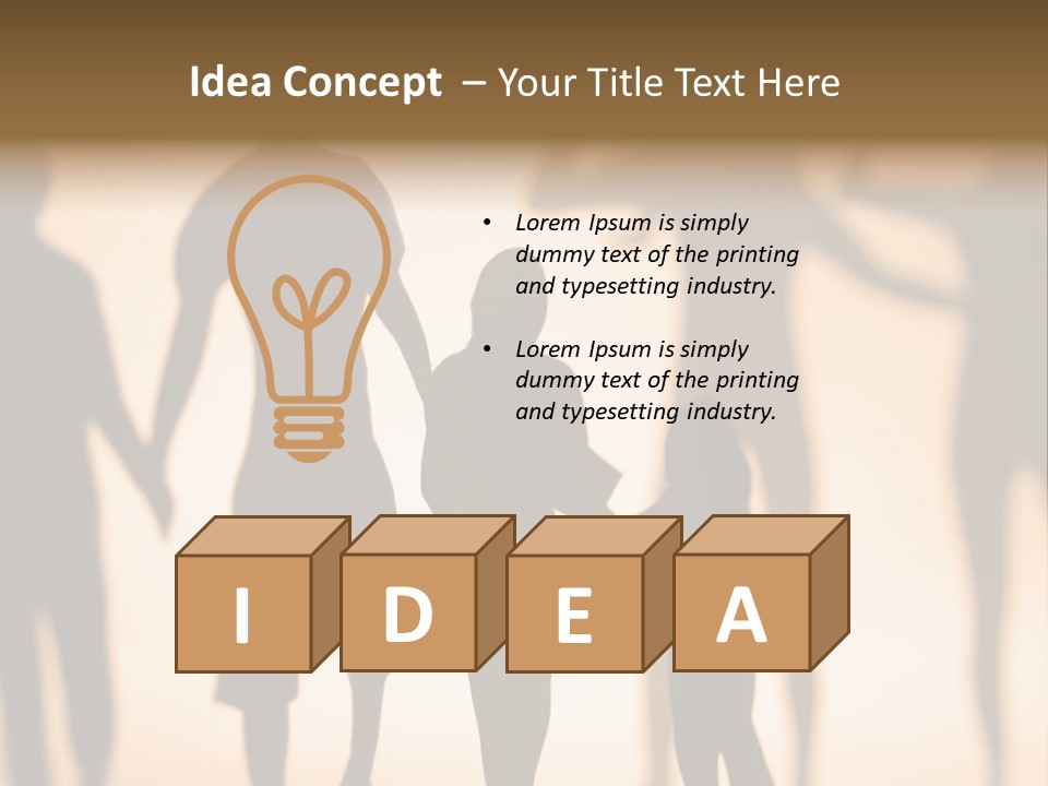 Network People Connected PowerPoint Template