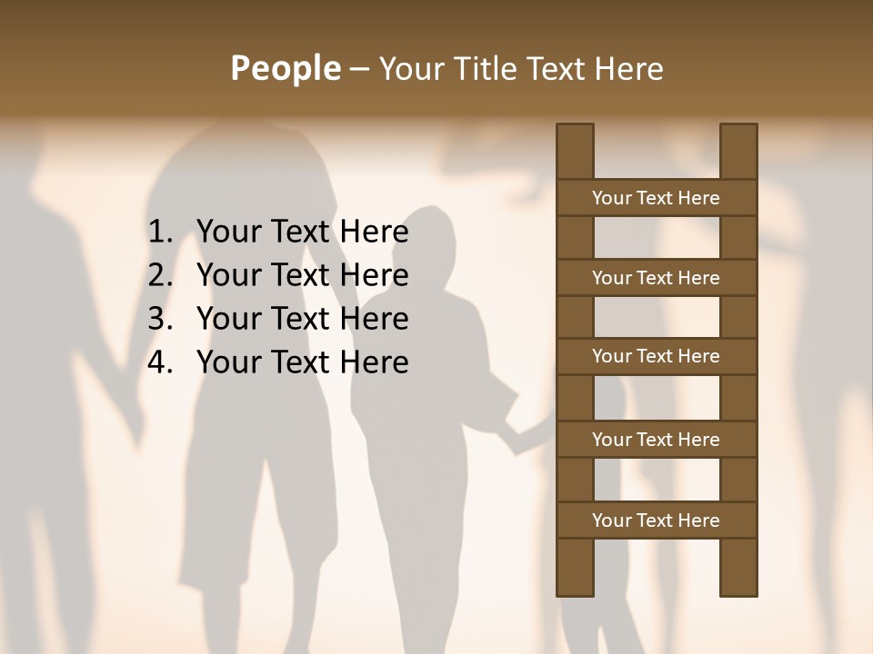 Network People Connected PowerPoint Template