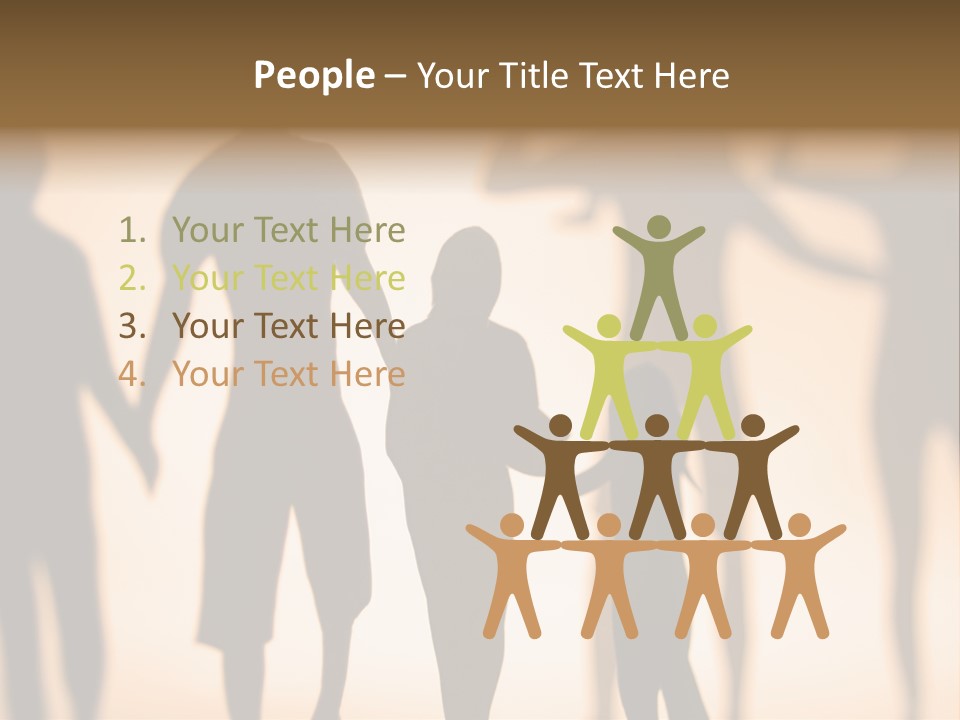 Network People Connected PowerPoint Template