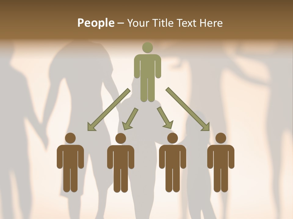 Network People Connected PowerPoint Template