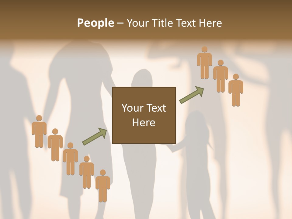 Network People Connected PowerPoint Template