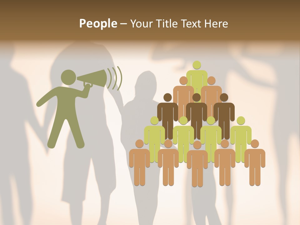 Network People Connected PowerPoint Template