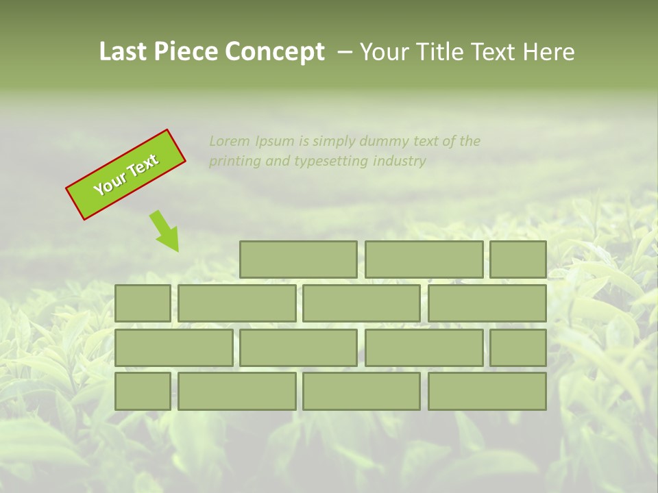 Travel Tropical Hill PowerPoint Template