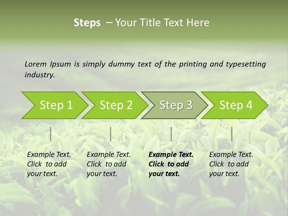 Travel Tropical Hill PowerPoint Template