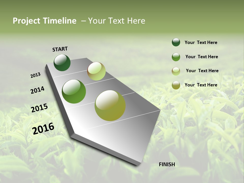 Travel Tropical Hill PowerPoint Template