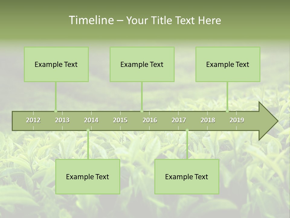 Travel Tropical Hill PowerPoint Template
