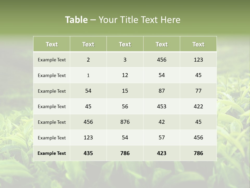 Travel Tropical Hill PowerPoint Template