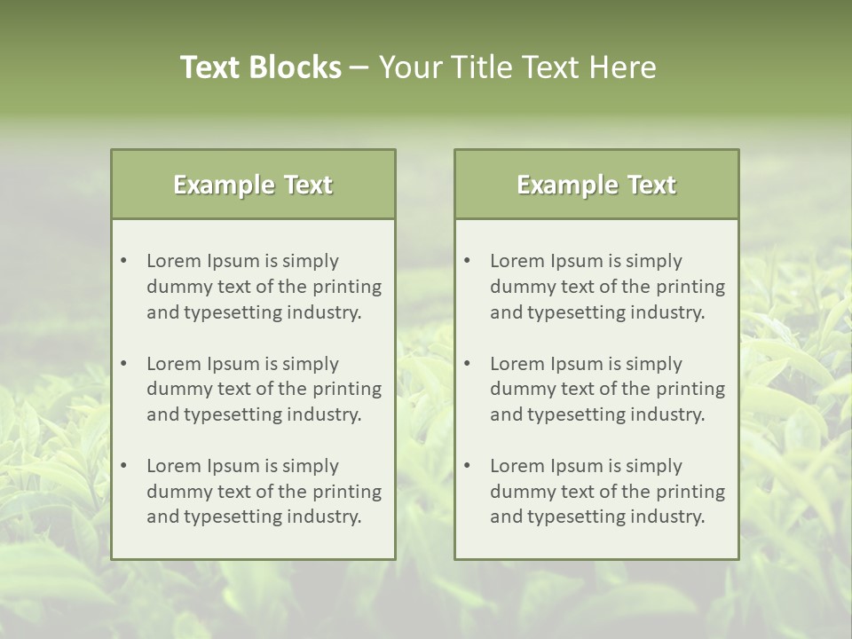 Travel Tropical Hill PowerPoint Template