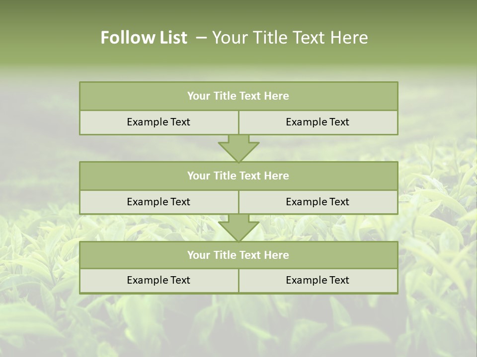 Travel Tropical Hill PowerPoint Template