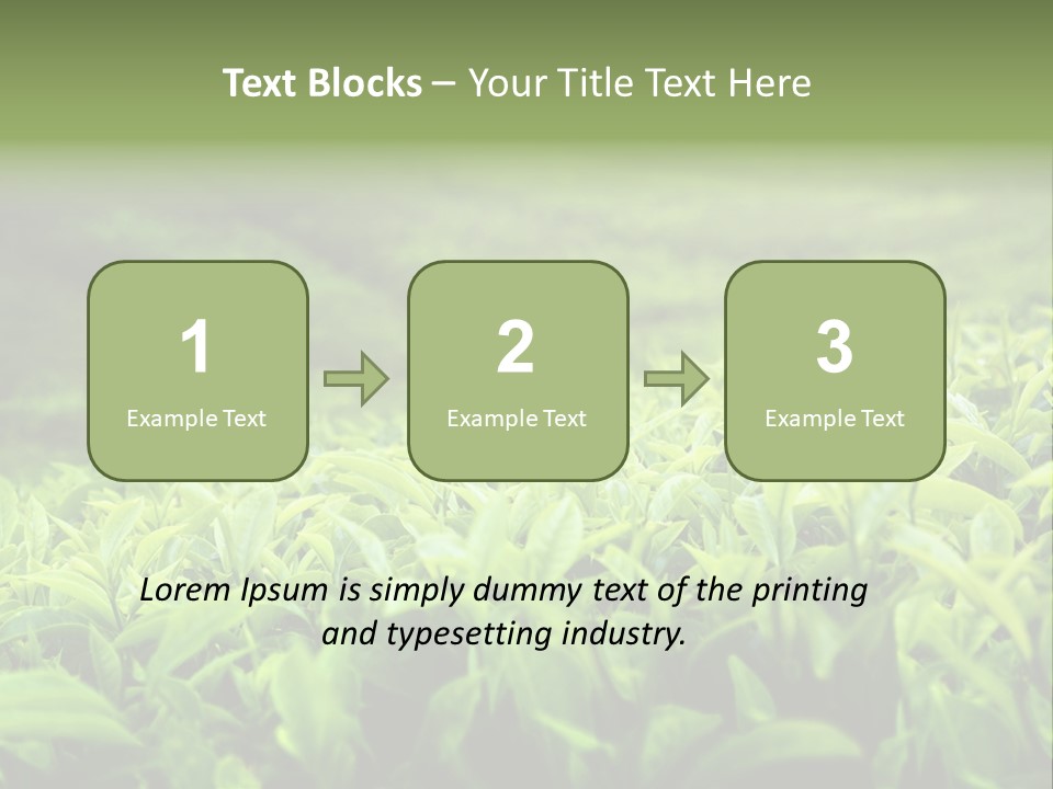 Travel Tropical Hill PowerPoint Template