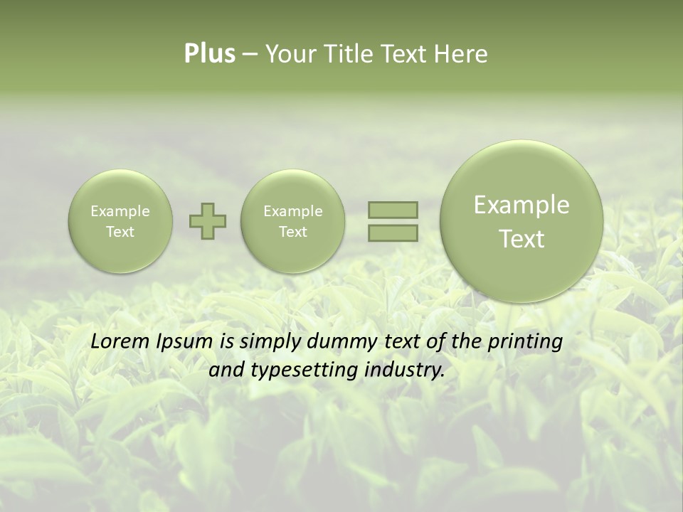 Travel Tropical Hill PowerPoint Template