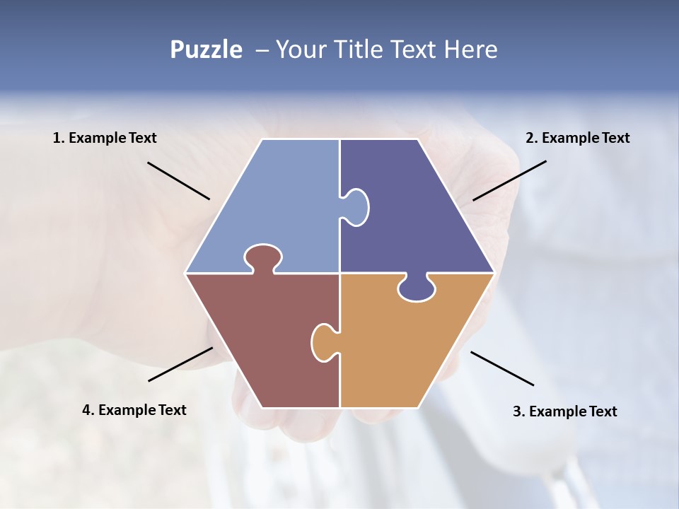 Medical Touching Caregiver PowerPoint Template